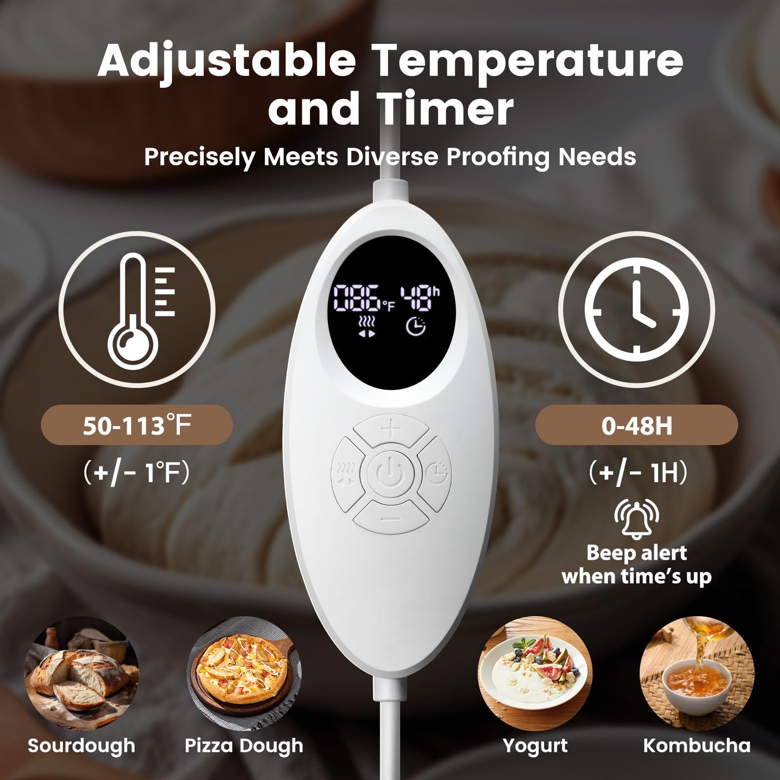GIYUDOT 5-layer insulation preserves stable warmth for sourdough