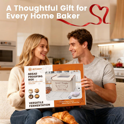 GIYUDOT bread proofing box gift-ready packaging suggests a thoughtful kitchen gift.