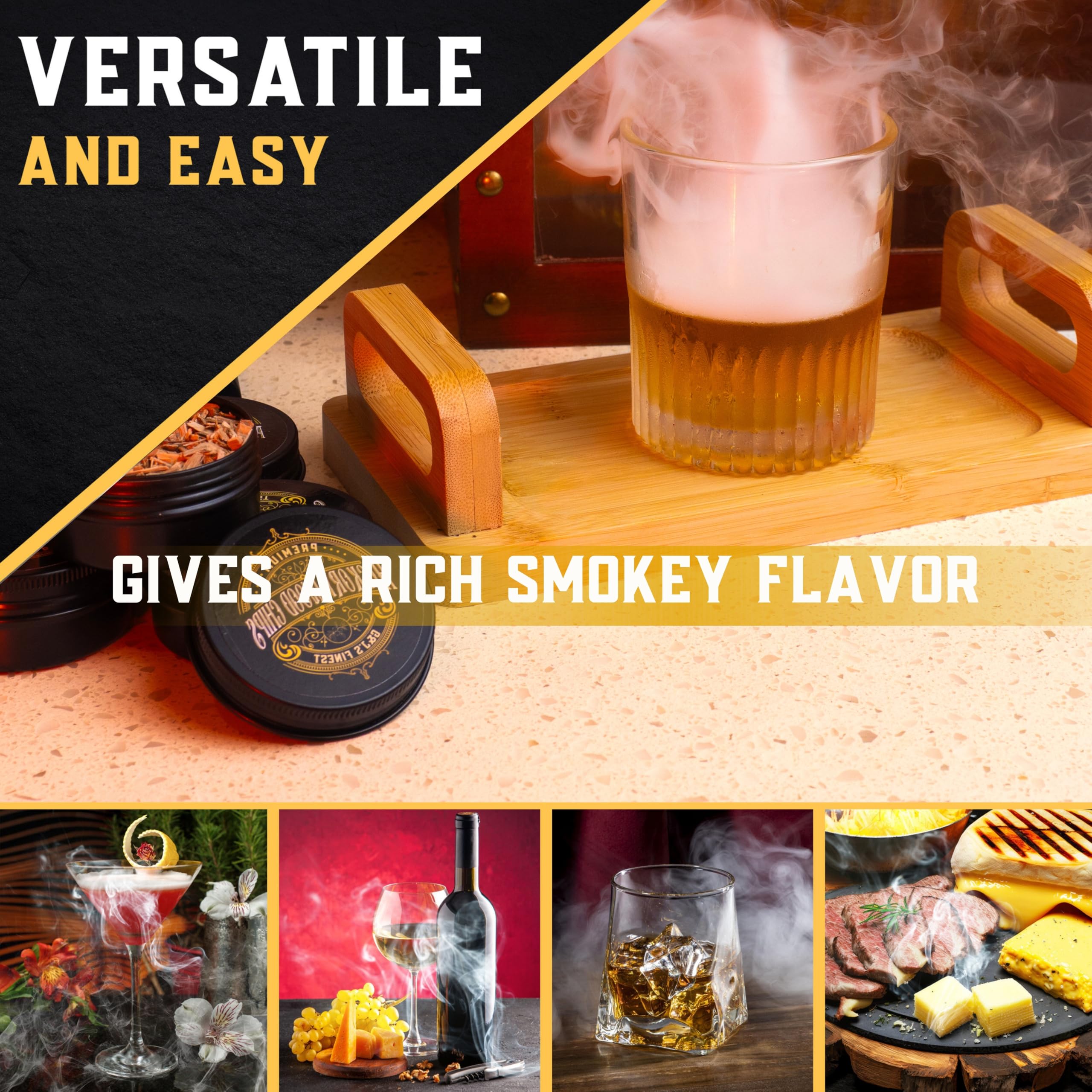 G & J's Finest alder and mesquite chips for rich grill smoke