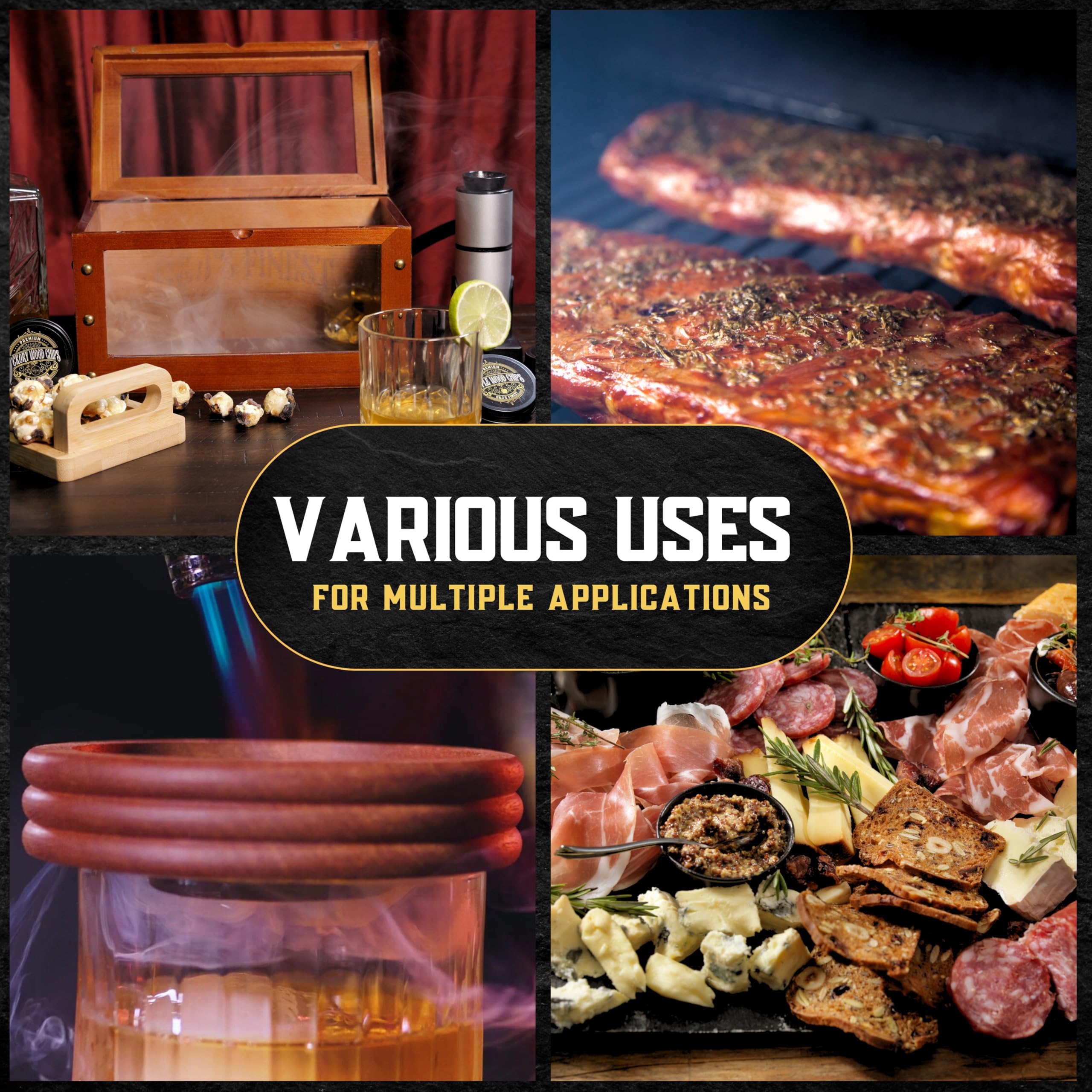 G & J's Finest wood chips ignite quickly for clean smoke