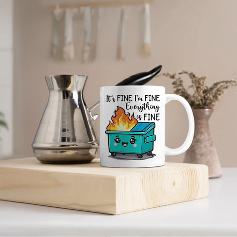 Gkodw mug design details show high-gloss ceramic finish.