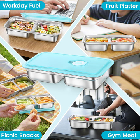 Gksuu stackable design saves space and eases cabinet organization.