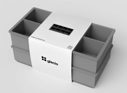 Glacio cocktail ice cubes enhance drinks with smoother dilution.