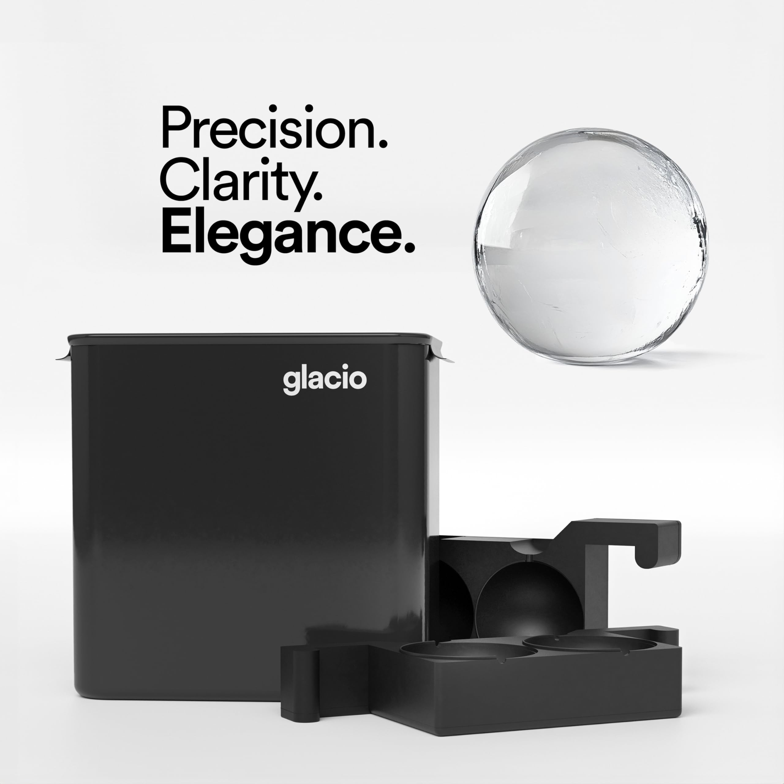 Glacio elegant ice balls elevate cocktails with refined presentation