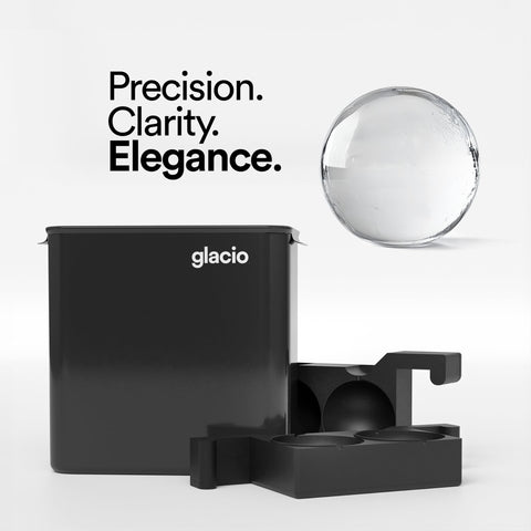 Glacio elegant ice balls elevate cocktails with refined presentation