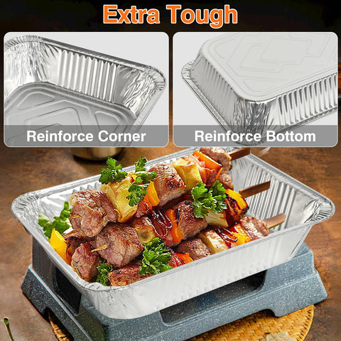 Gladify pans leak-proof construction helps contain sauces during cooking.