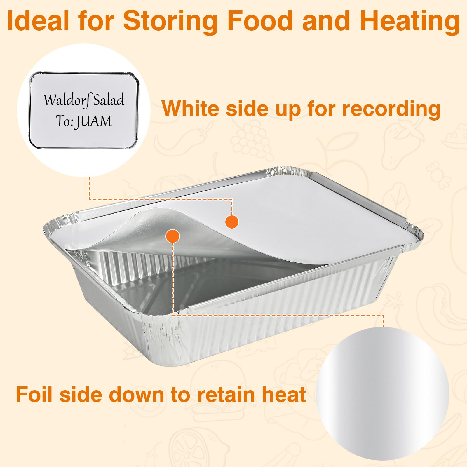 Eco-friendly recyclable aluminum pan demonstrated for heating