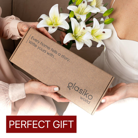 Glasiko World gift-ready conversation piece tray delights wine lovers