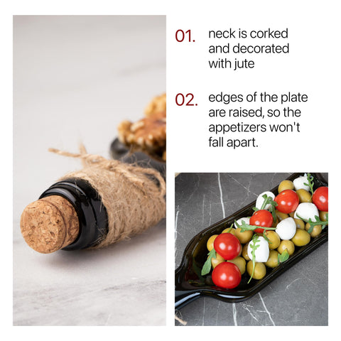 Glasiko World handcrafted art tray brings conversation-worthy décor to your table
