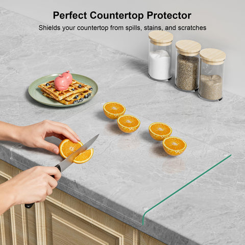 GlassCuisine dishwasher safe cutting board simplifies cleanup after meals.