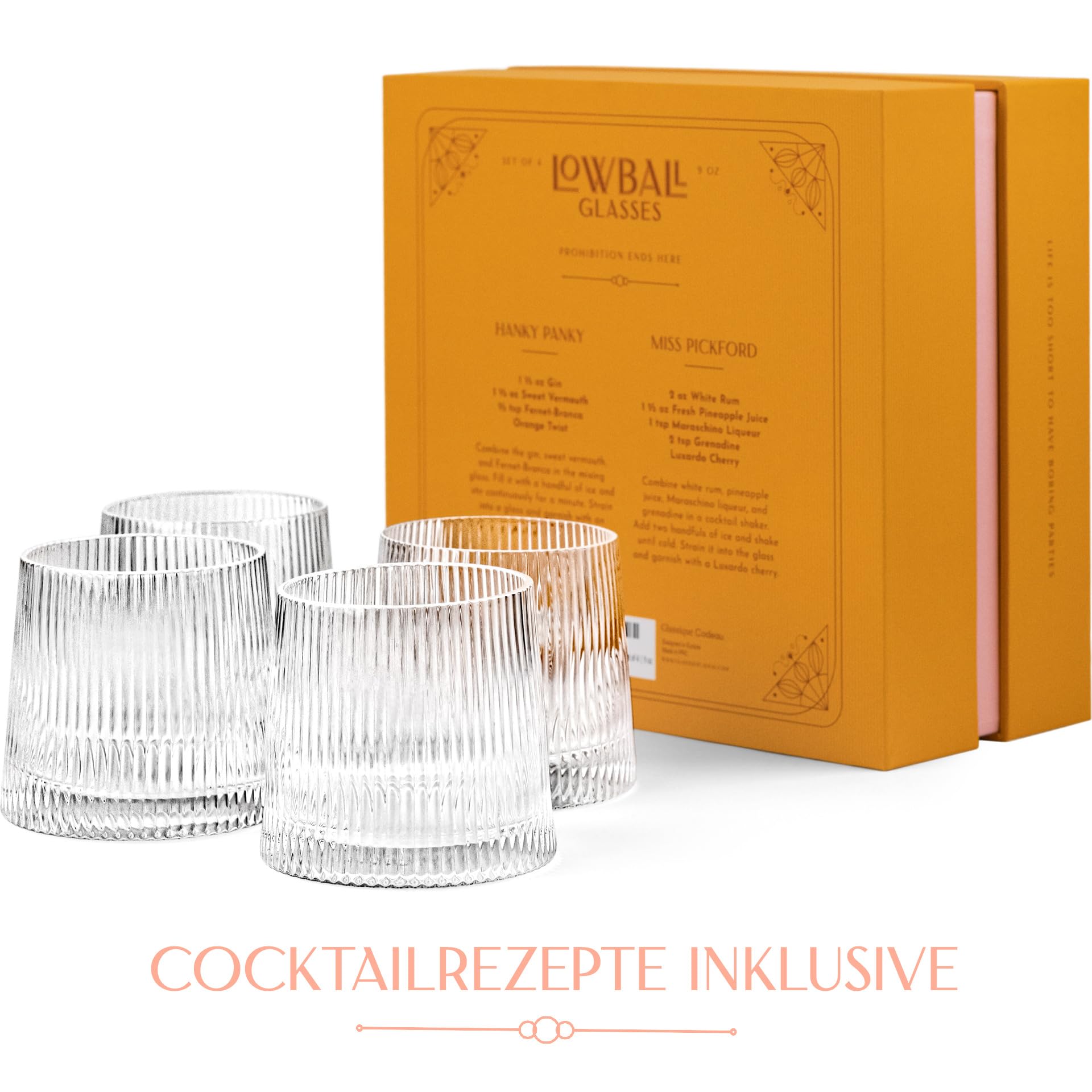GLASSIQUE CADEAU gift box storage case for glassware
