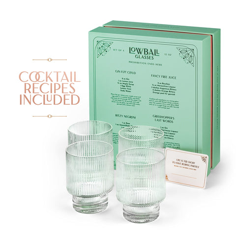 GLASSIQUE CADEAU compact stackable design saves space in home bars and kitchens
