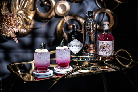 GLASSIQUE CADEAU crystal tumblers invite everyday sipping with a touch of retro glamour