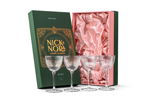 GLASSIQUE CADEAU vintage Nick-Nora 5oz glass for classic cocktails.