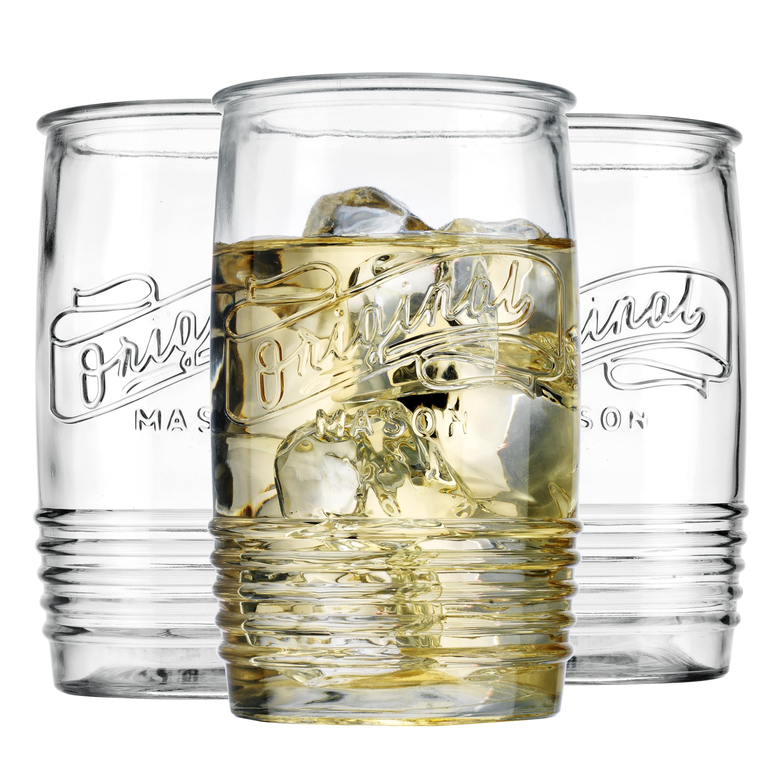 Glaver's 4-piece set provides versatile service for beverages and cocktails.