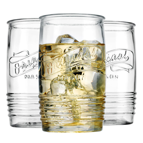 Glaver's 4-piece set provides versatile service for beverages and cocktails.