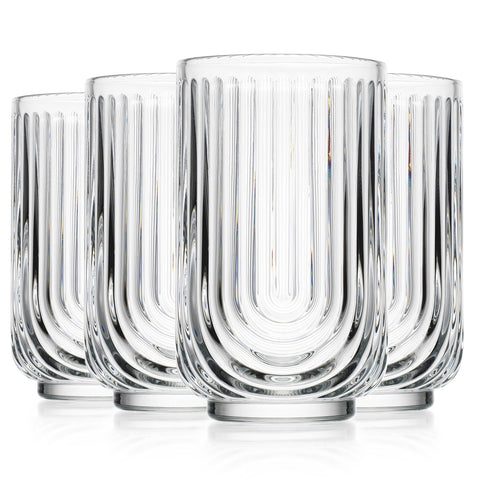 Glaver's vintage glassware complements modern or traditional table settings during gatherings