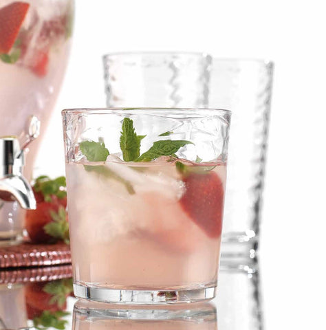 Glaver's whiskey glasses rim detail shows sturdy rim for everyday use.