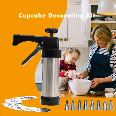 GleeAnt cookie press kit with 13 discs offers versatile shapes for variety