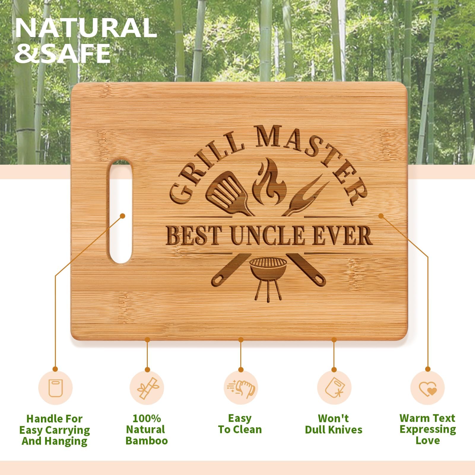 Gleevera cutting board used as a serving platter with cheese and fruit