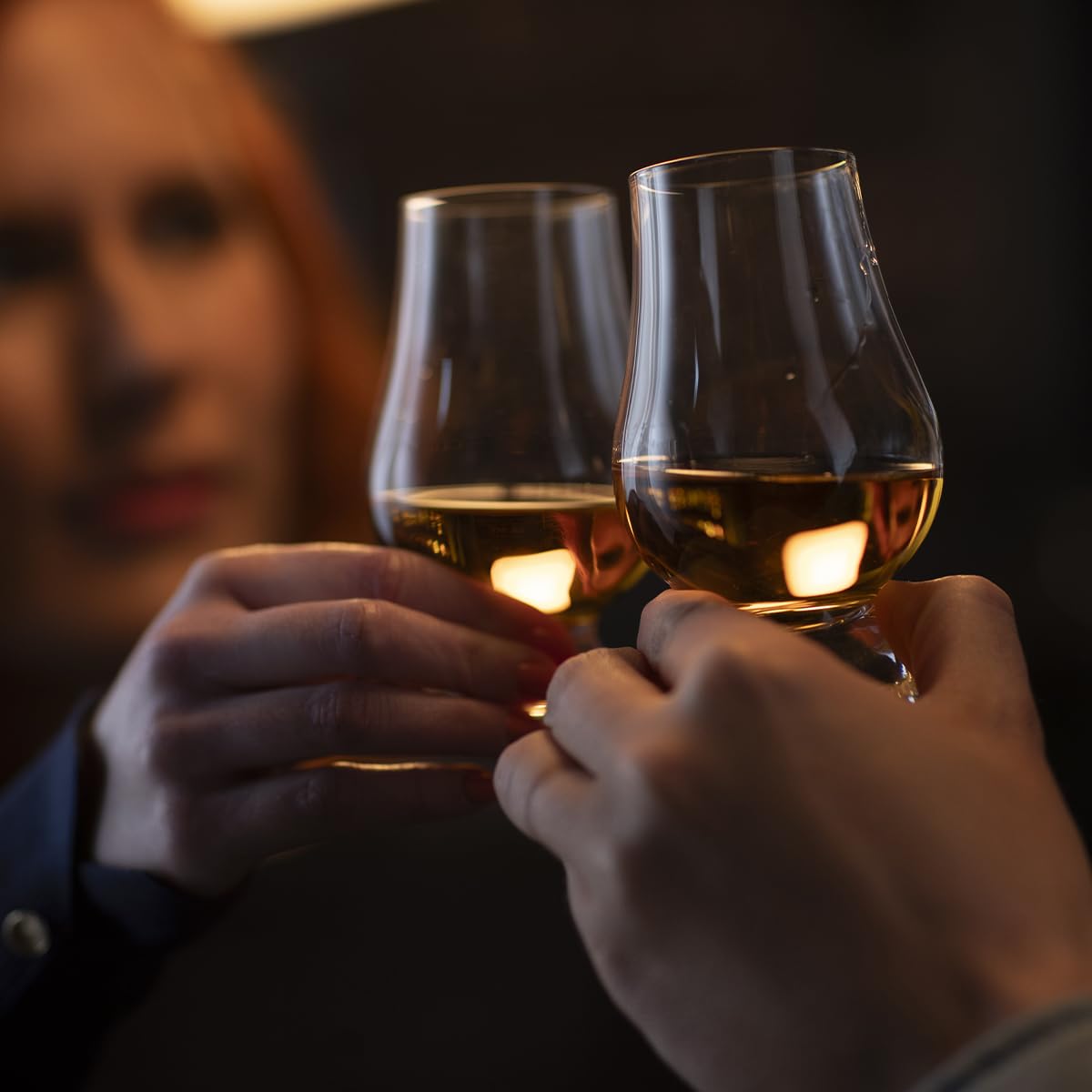 GLENCAIRN crystal close-up reveals precise facets for aroma concentration.