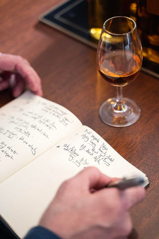 Glencairn aroma concentration aids careful nosing sessions