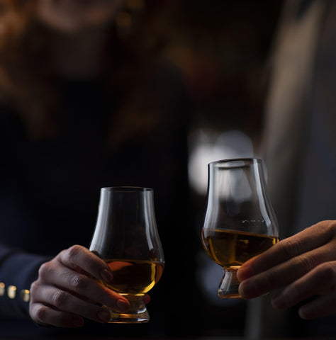 GLENCAIRN whiskey glass barware collection completes refined home bar.