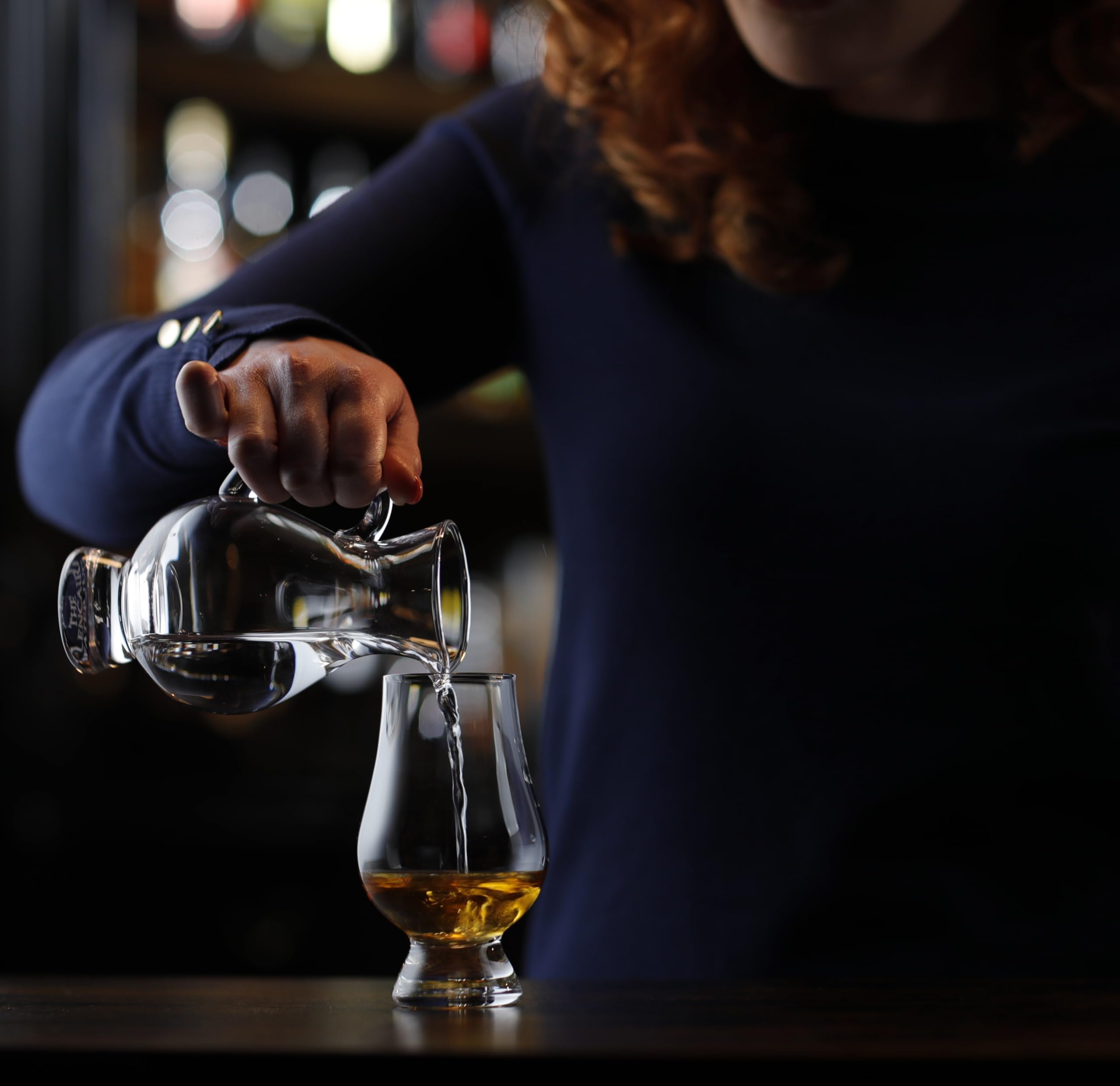 GLENCAIRN whiskey glass hostess gift conveys thoughtful tableware giftability.