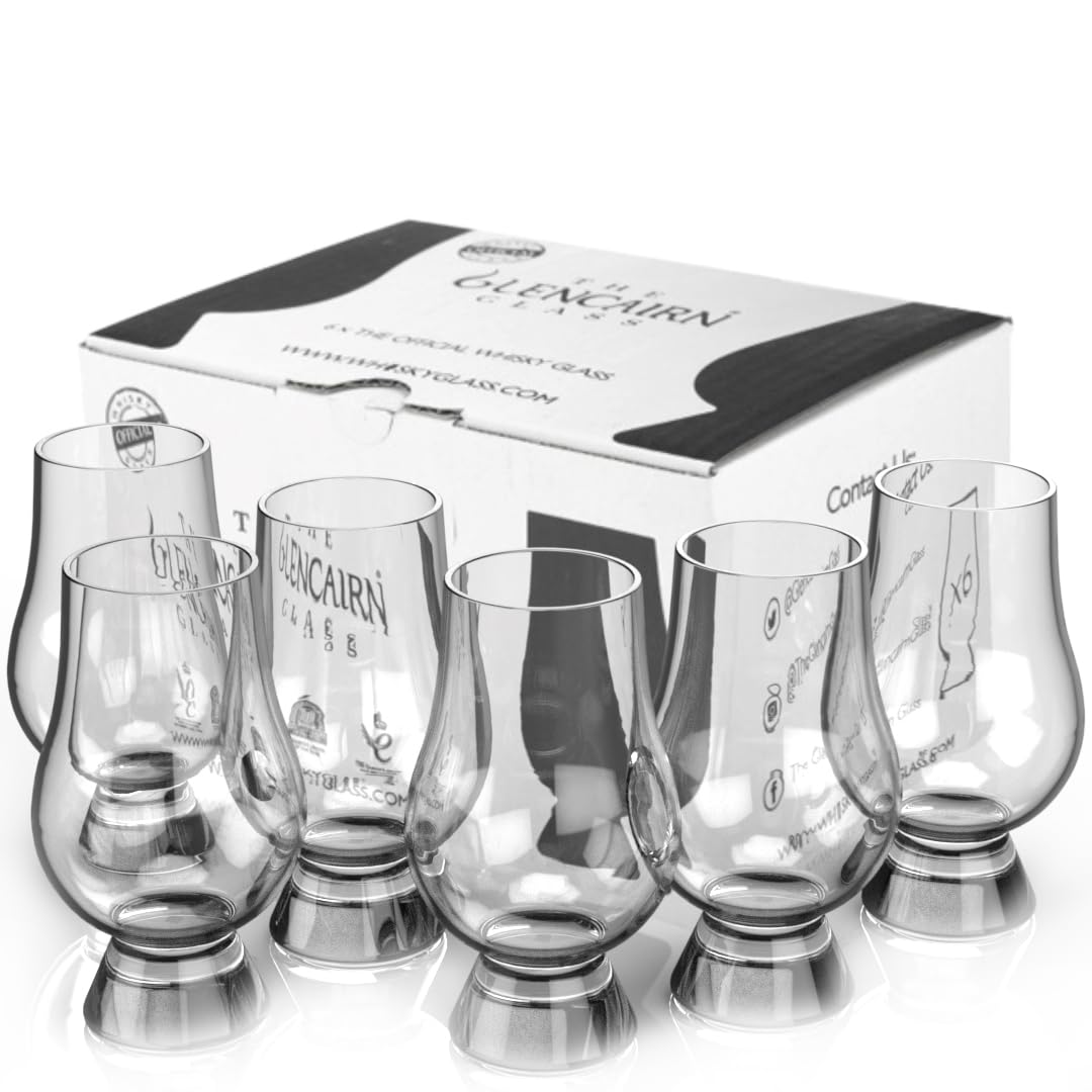 GLENCAIRN whiskey glass in hand highlights comfortable grip for relaxed sipping.