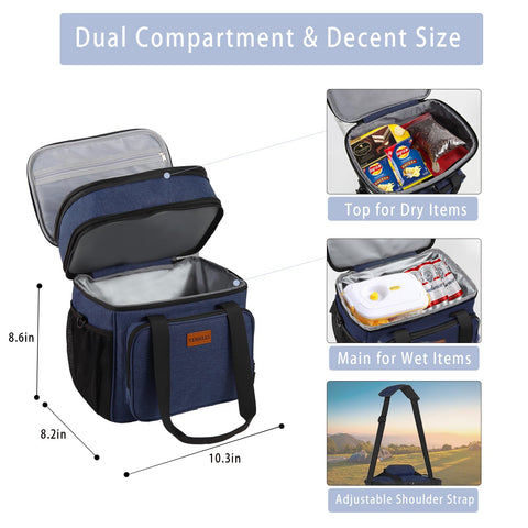 GLENKEY 16L large capacity case ideal for work or picnics