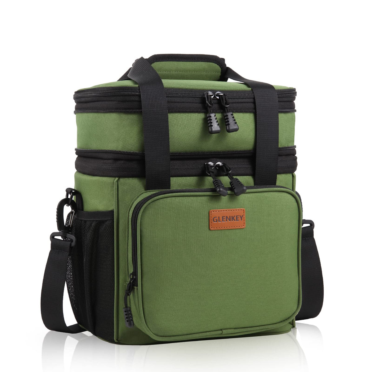 GLENKEY expandable lunch box open top compartment for easy access and extra space