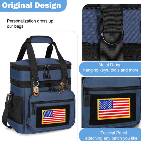 GLENKEY water-resistant, leakproof exterior protects contents on outings
