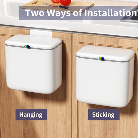 Gleynest lid contains odors and deters pests during use.