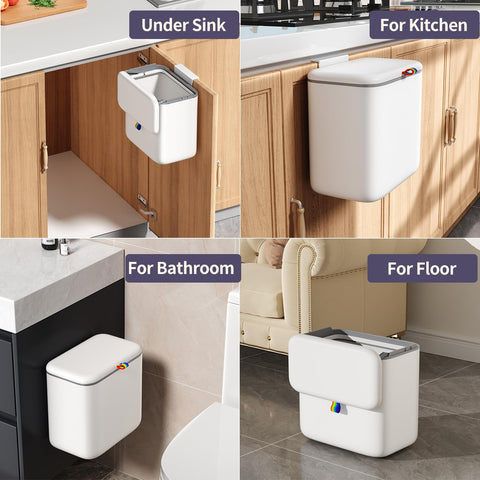 Gleynest fits kitchens, bathrooms, RVs, offices for versatile waste processing.