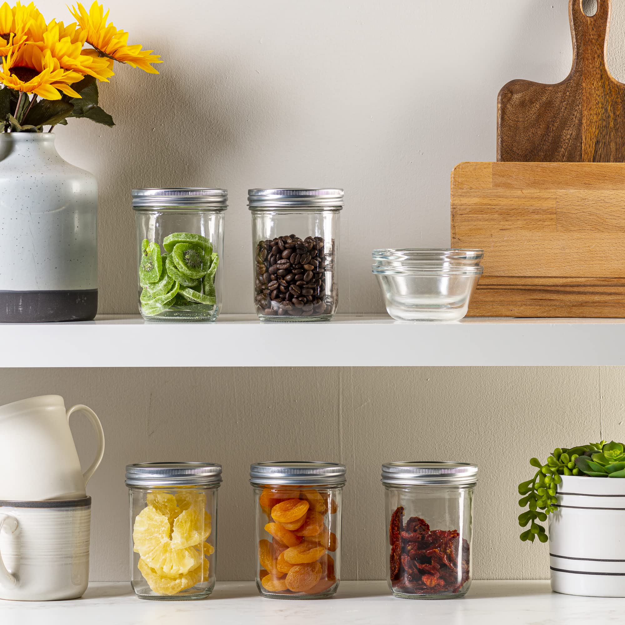 GLING jars are microwave, freezer, and dishwasher safe for versatile use.