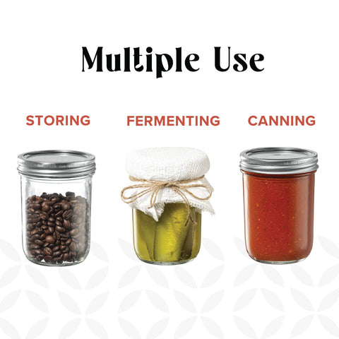 GLING storage jars organize sauces, dressings, and snacks in the fridge.