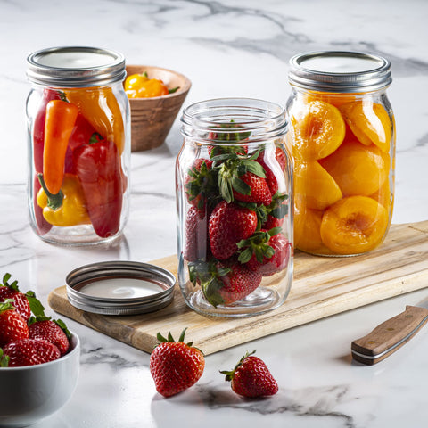 GLING wide-mouth opening enables easy scooping and filling sauces and dressings.