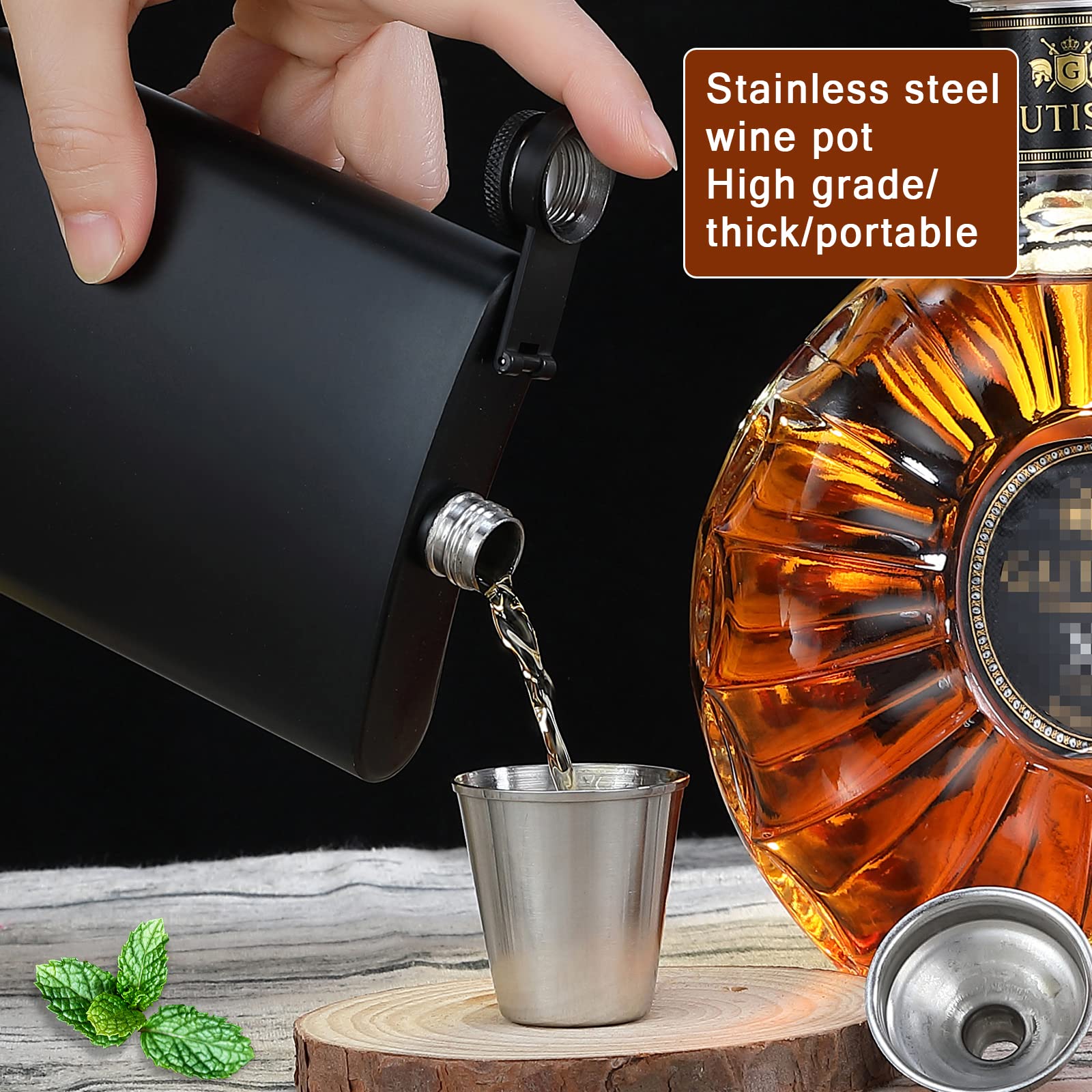 GliSun pocket flask in compact design for easy carry