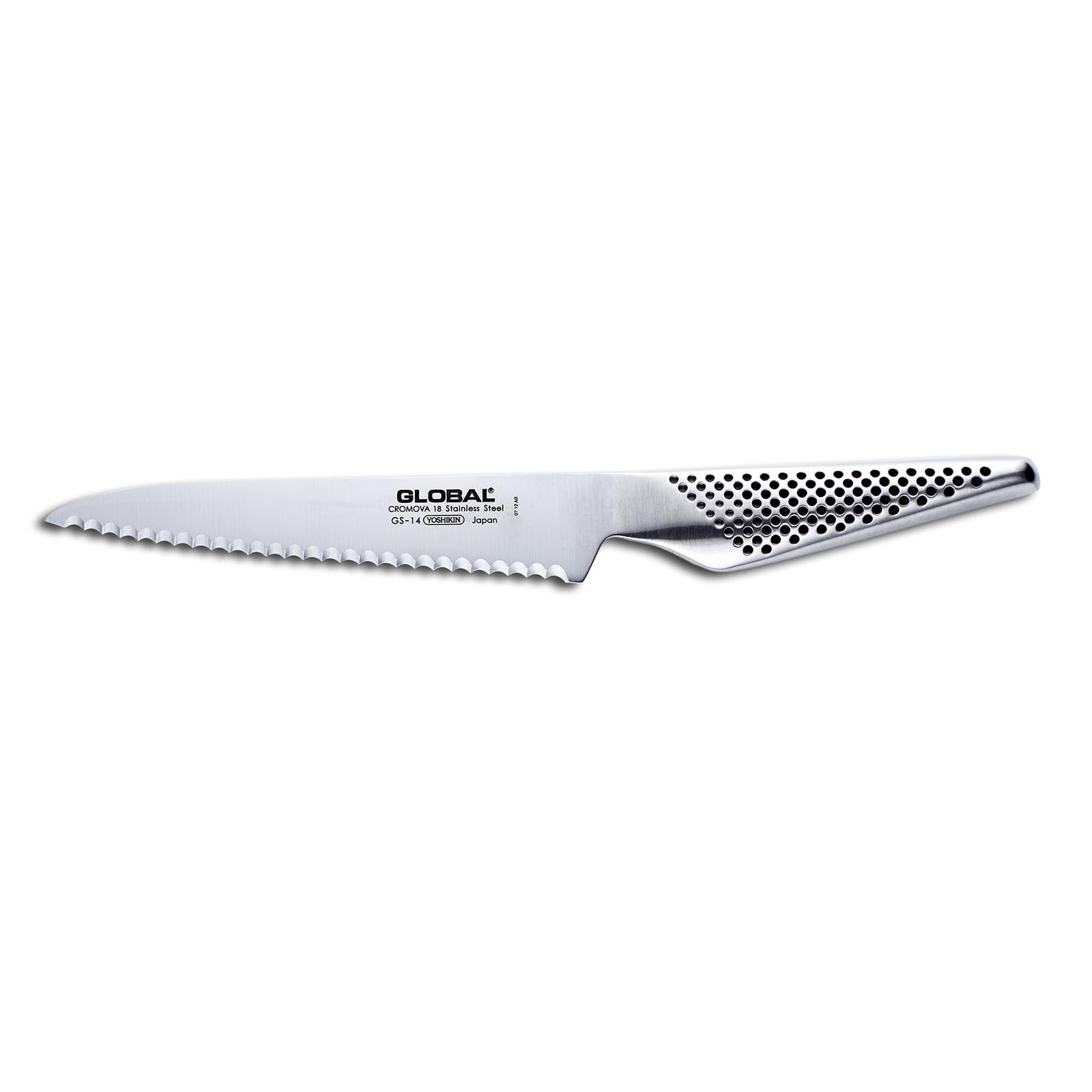 Global Osaka 4.5-inch utility knife for detailed trimming and fruit work.