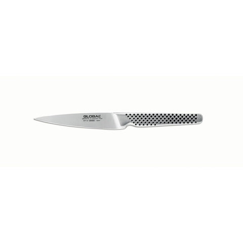 Global Osaka 6-inch serrated utility knife ideal for crusty bread and canned foods.