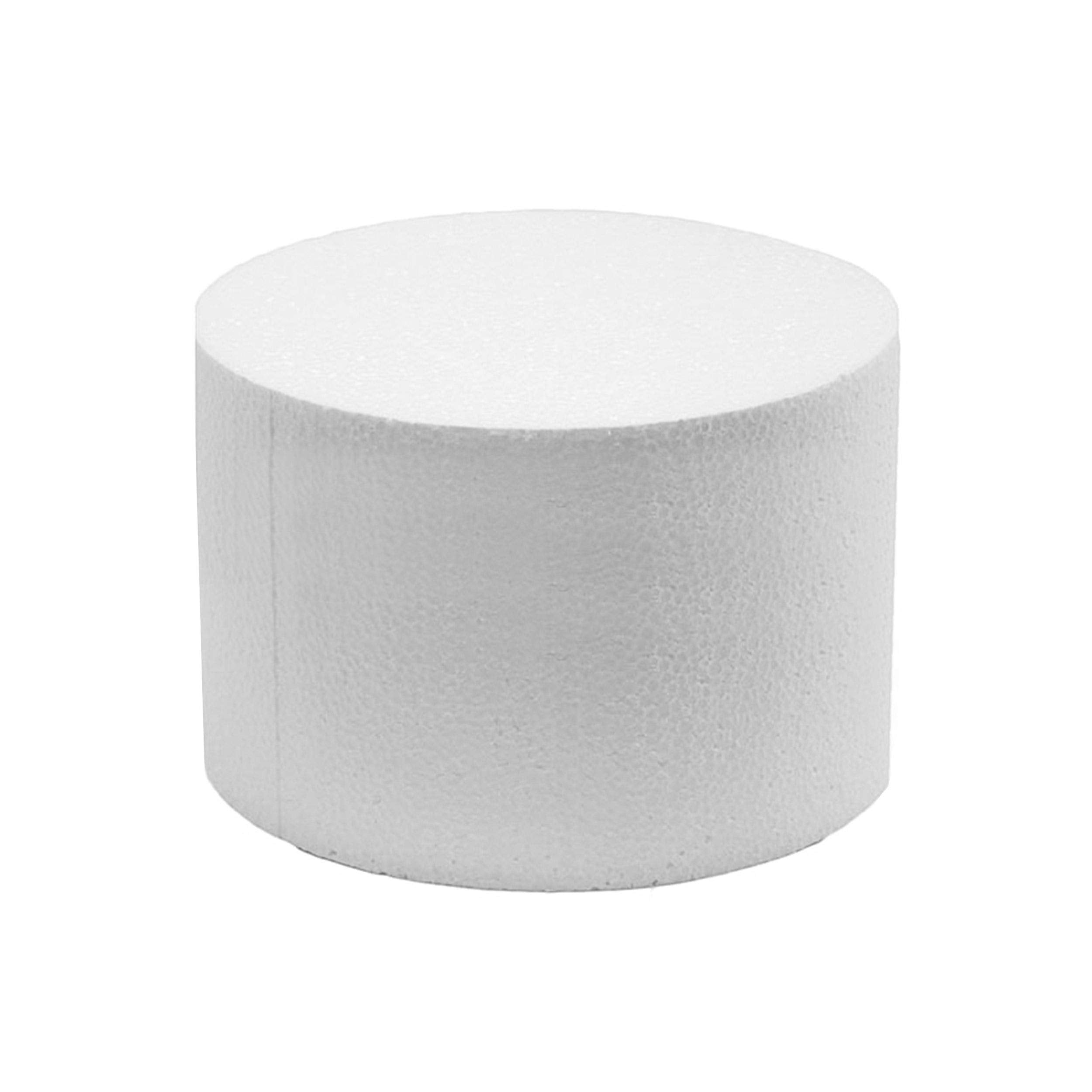 Global Sugar Art 6x6 cake dummy front view ideal for display and practice decorating.