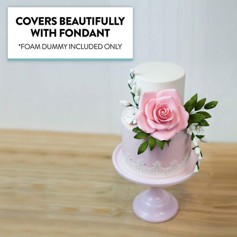 Global Sugar Art cake dummy fondant-ready smooth surface for seamless coverage.