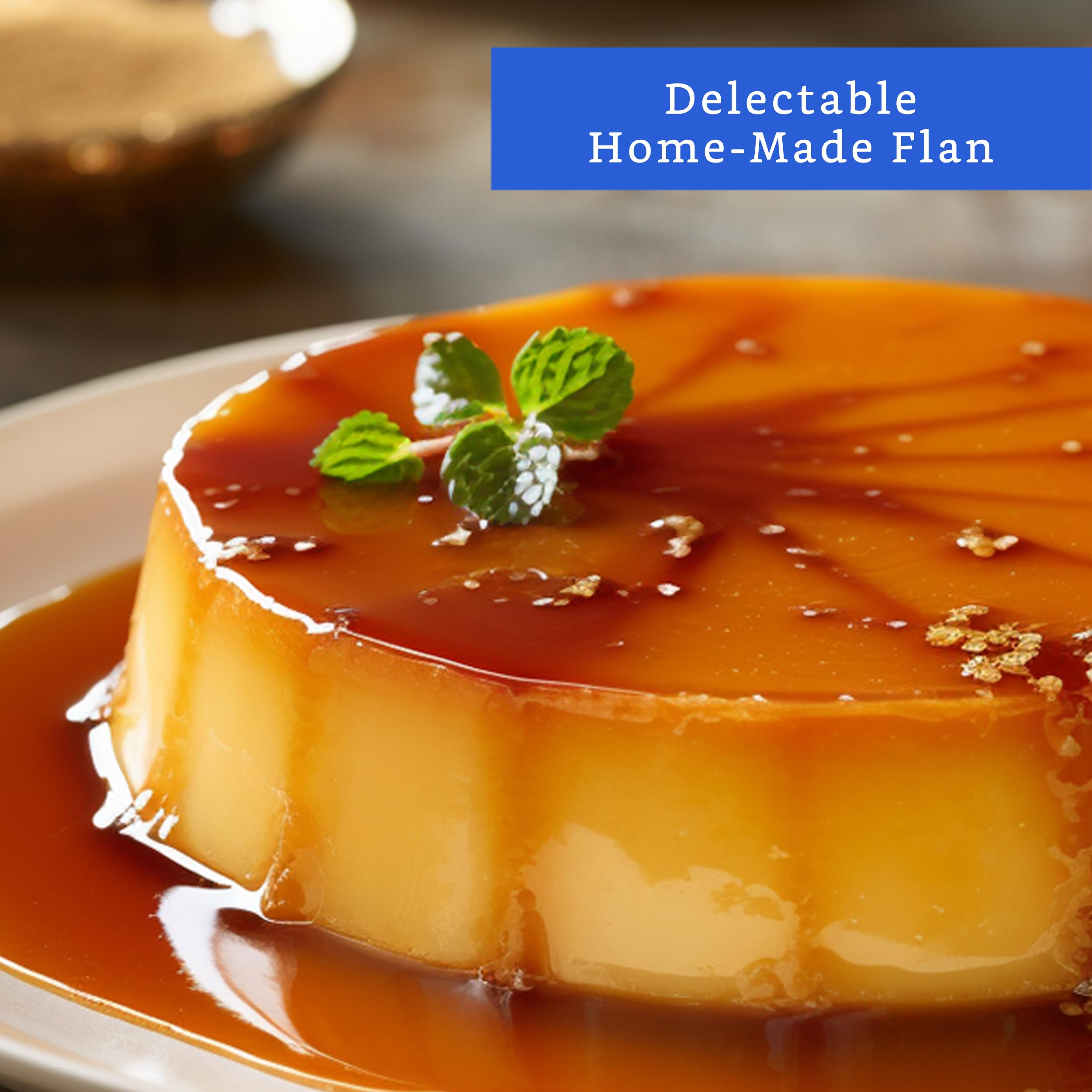 Globe Rocket flan mold, sturdy aluminum for even heat distribution