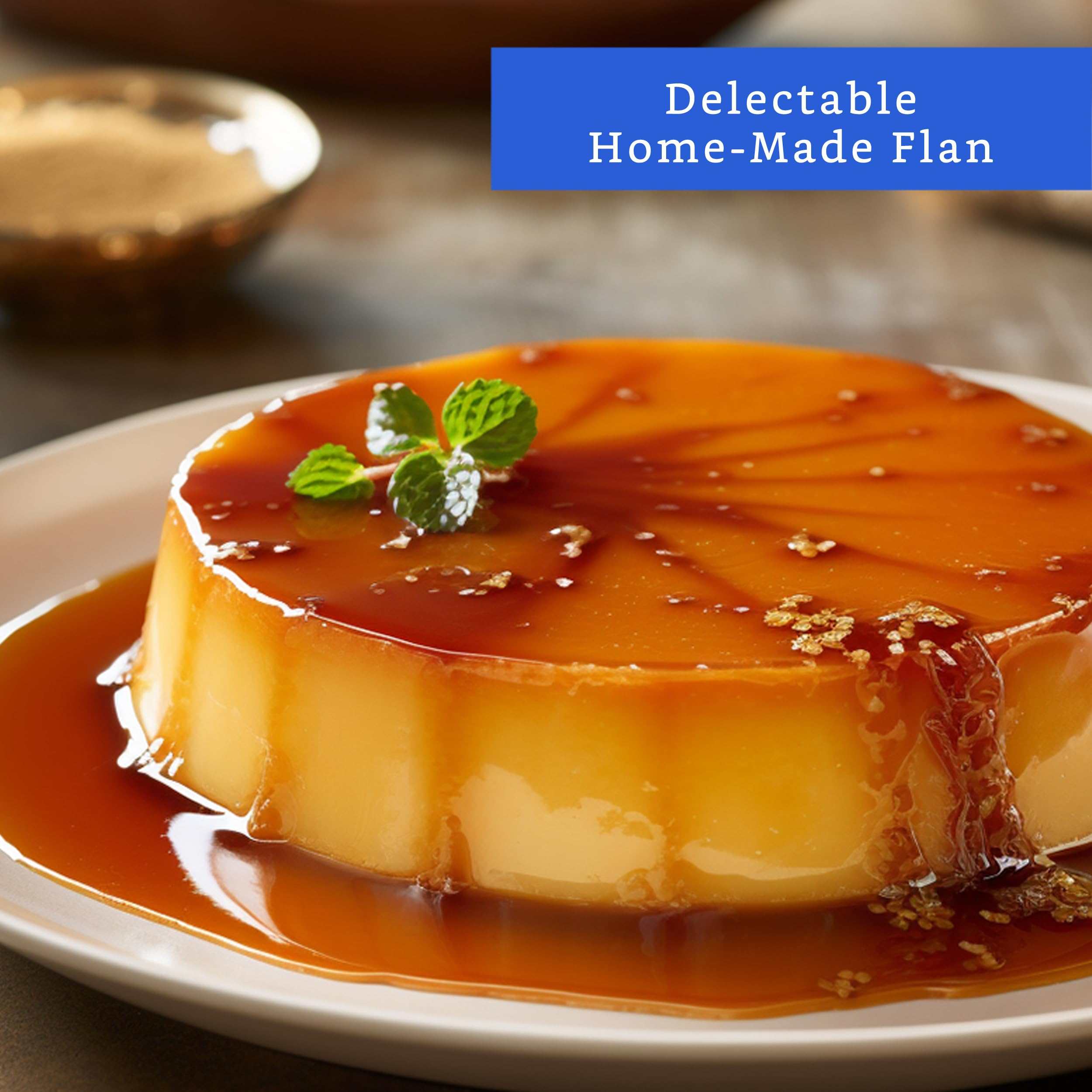 GLOBE ROCKET flan mold supports quesillo and other desserts with ease.