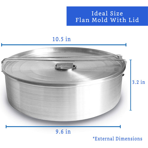 Globe Rocket flan mold with lid, water bath-ready for even cooking