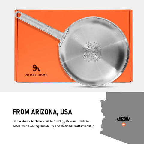 GlobeHome lifetime warranty backs long-lasting cookware you can trust.