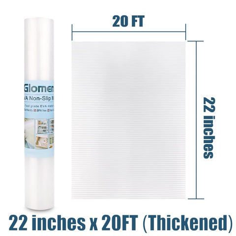 Glomen thickened liner protects tableware and bottles while staying clean.