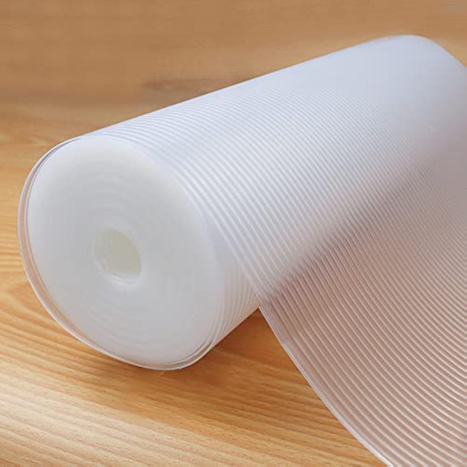 Glomen shelf liner non-slip ribbed texture helps keep delicate items secure.