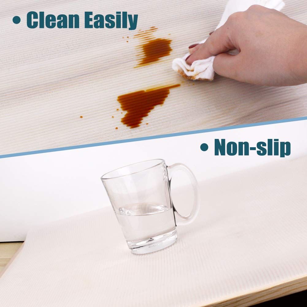 Glomen liner protects refrigerator shelves from spills
