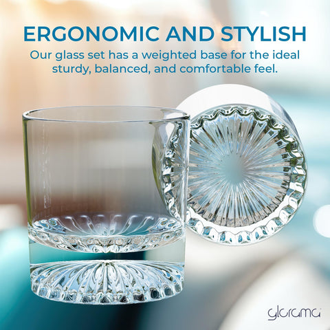 GLORAMA glass designed for bourbon and scotch aroma enhancement